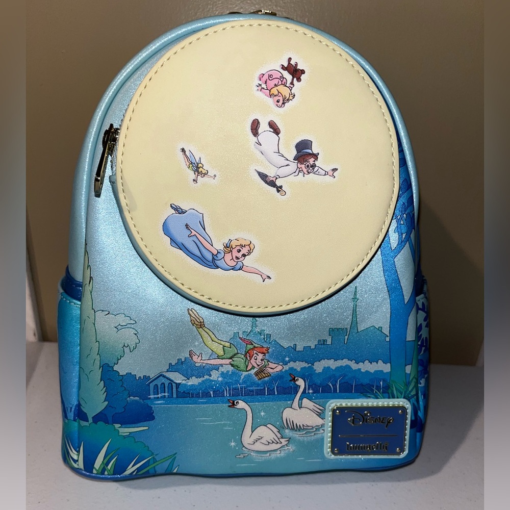 Let’s fly away with Tinkerbell & Peter Pan on this Loungefly Backpack